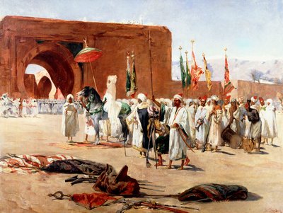 morisk procession, av Jean Joseph Benjamin Constant