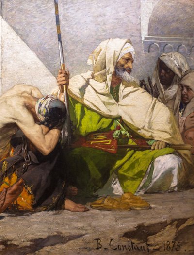 Marockanska fångar (detalj) av Jean Joseph Benjamin Constant