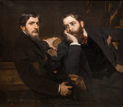 Porträtt av mina två söner av Jean Joseph Benjamin Constant
