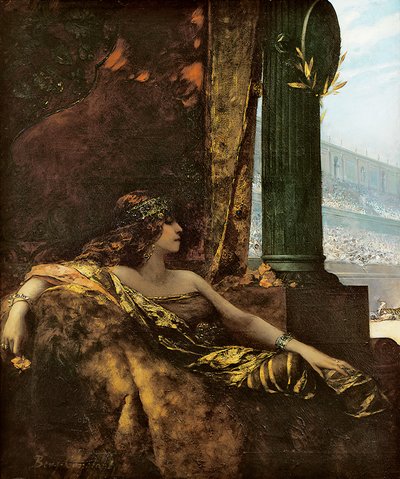 Kejsarinnan Theodora (olja på duk) av Jean Joseph Benjamin Constant