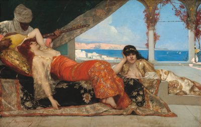 Emirens favorit, ca. 1879. av Jean Joseph Benjamin Constant