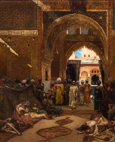 Dagen efter en seger på Alhambra av Jean Joseph Benjamin Constant