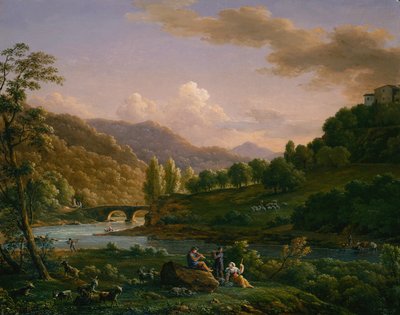 En pastoral scen av Jean Joseph Xavier Bidauld