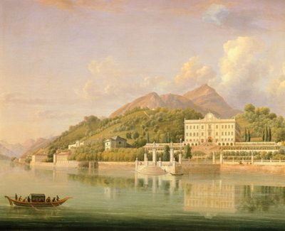 Utsikt över Villa Sommariva av Jean Joseph Xavier Bidauld
