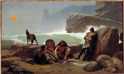 Galliska oddsvakter. Målning av Jean Jules Antoine Lecomte Du Nouy (1842-1923) av Jean Jules Antoine Lecomte du Nouy