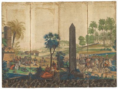 "Fransmännen i Egypten" [franska i Egypten] av Jean Julien Deltil, 1791 – 1863
