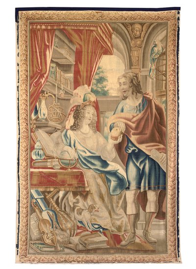 Brysseltapet från en uppsättning om sex, ca 1650 (ull & siden) av Jean Le and Eggermans Daniel II Clerc