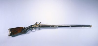 Dubbelpipig Flintlock Sporting Gun av Napoleon I Bonaparte av Jean Le Page