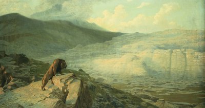Lejon på vakt, av Jean Leon Gerome