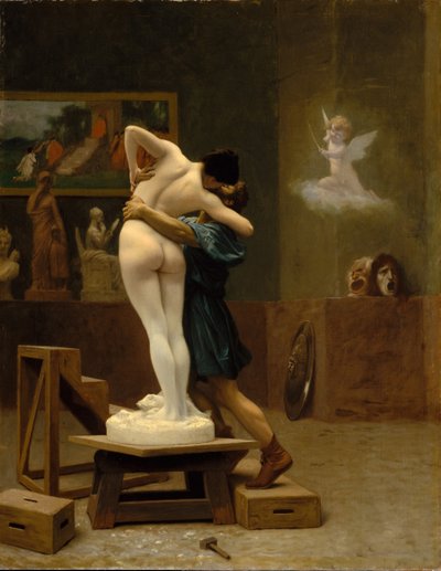 Pygmalion och Galatea, ca. 1890 av Jean Leon Gerome
