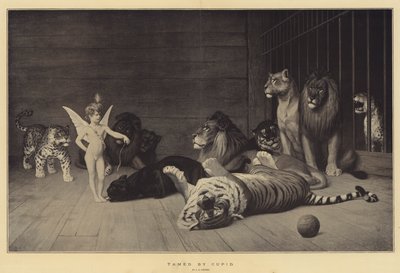 Tämjas av Amor av Jean Leon Gerome