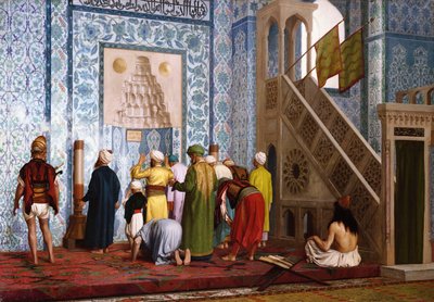 Blå moskén, 1878 av Jean Leon Gerome
