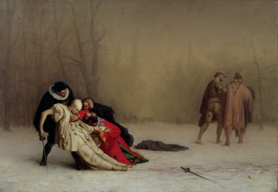 Duellen efter maskeraden av Jean Leon Gerome
