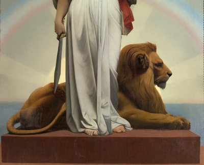 Republiken av Gerome Jean Leon (1824 - 1904) (allegori - 1848); Lilas rådhus av Jean Leon Gerome