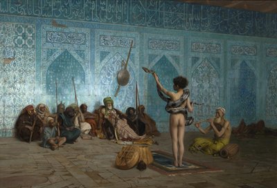 Ormtjusaren, ca 1879 av Jean Leon Gerome