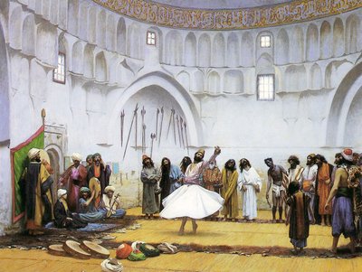 Virvlande dervischer, ca 1895 (olja på duk) av Jean Leon Gerome