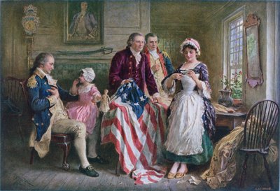 Betsy Ross 1777 av Jean Leon Gerome Ferris