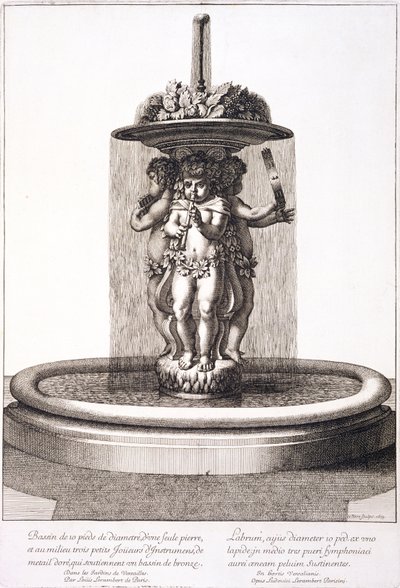 Fontän av Louis Lerambert i Versailles, 1673 av Jean Lepautre