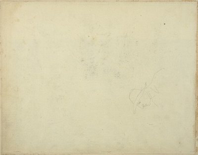 Karikatyr av en man med bredbrättad hatt av Jean Louis André Théodore Géricault