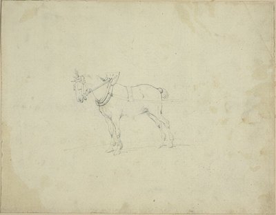 Draghäst av Jean Louis André Théodore Géricault
