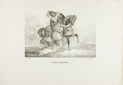 Lara skadad av Jean Louis André Théodore Géricault