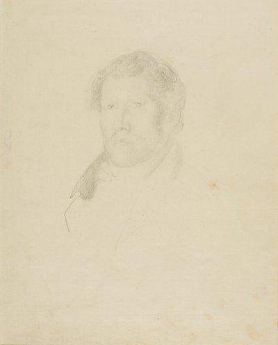Porträtt av en man av Jean Louis André Théodore Géricault