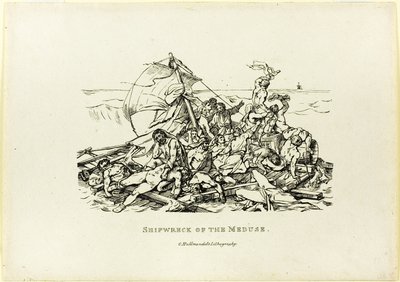 Medusas skeppsbrott av Jean Louis André Théodore Géricault