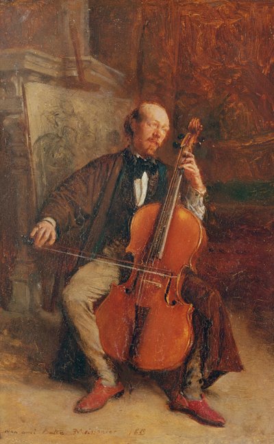 Alexandre Batta, cellisten, 1855 av Jean Louis Ernest Meissonier