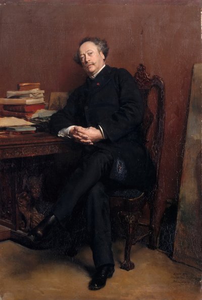 Alexandre Dumas, son 1824-1895 av Jean Louis Ernest Meissonier