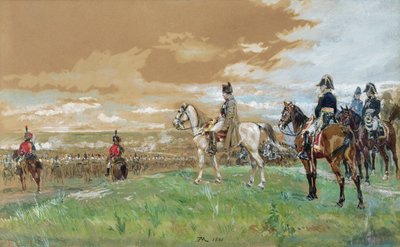 Jena (Napoleon till häst) 1880 av Jean Louis Ernest Meissonier