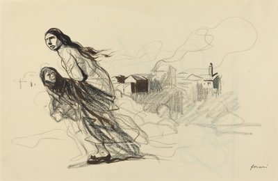 Efter Douai, troligen 1918. av Jean Louis Forain