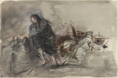 Nach Douai, wahrscheinlich 1918 von Jean Louis Forain