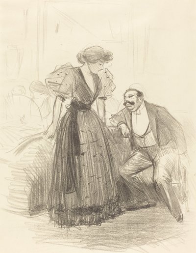 På en kvällsfest av Jean Louis Forain