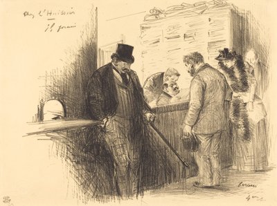 Hos Kronofogden av Jean Louis Forain