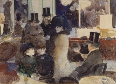På kaféet av Jean-Louis Forain