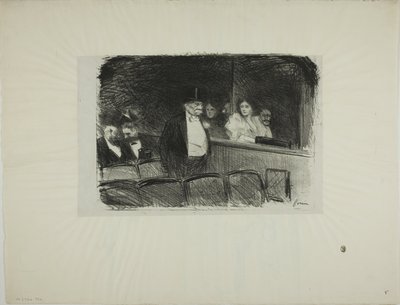 På teatern av Jean Louis Forain