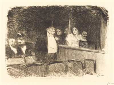På teatern av Jean Louis Forain