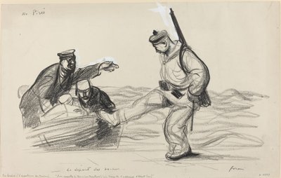 I Pireus. -Bochens avgång. av Jean Louis Forain