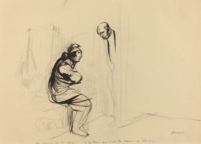 Au congress de la Paix, ca. 1919. av Jean Louis Forain