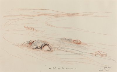 Längs Marne, 1918. av Jean Louis Forain