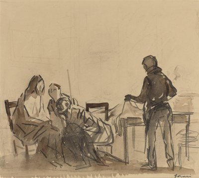 Före julen i Emmaus av Jean Louis Forain