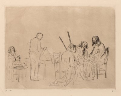 Före nattvarden i Emmaus av Jean-Louis Forain