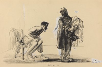 Bolo pacha, ca. 19141919. av Jean Louis Forain