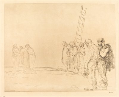 Golgata (andra tallriken) av Jean Louis Forain