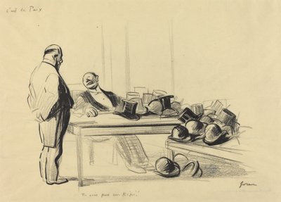 Det är Fred. Kan du inte se en kepi!, c. 1919. av Jean Louis Forain