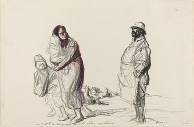 Det är för farligt nära din ambulans, c. 19141919. av Jean Louis Forain
