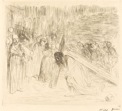 Kristus som bär korset (femte plattan) av Jean Louis Forain