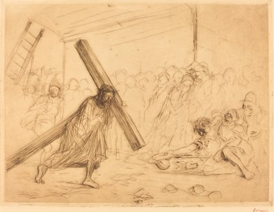 Kristus som bär korset (fjärde plattan) av Jean Louis Forain