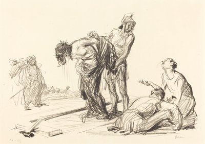 Kristus avklädd sina kläder av Jean Louis Forain