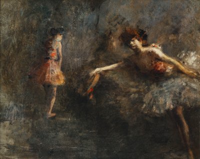 Cirkusartister; Cirkusartister, av Jean Louis Forain